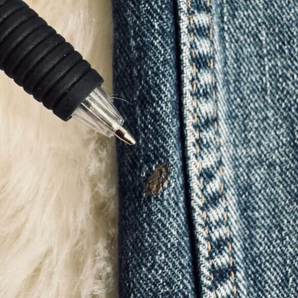 Eddie Bauer Straight Jeans Mens 36 Measures 36x32.5 Medium Blue Cotton Denim - Picture 7 of 11